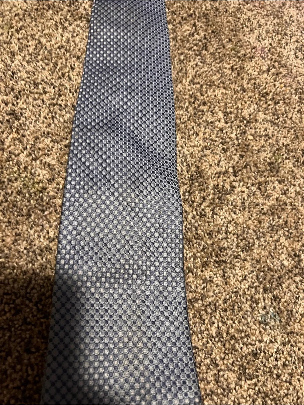 Banana Republic Men’s Blue Geometric Woven Necktie